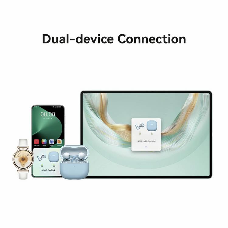 HUAWEI FreeClip 2 earbuds blue - British product