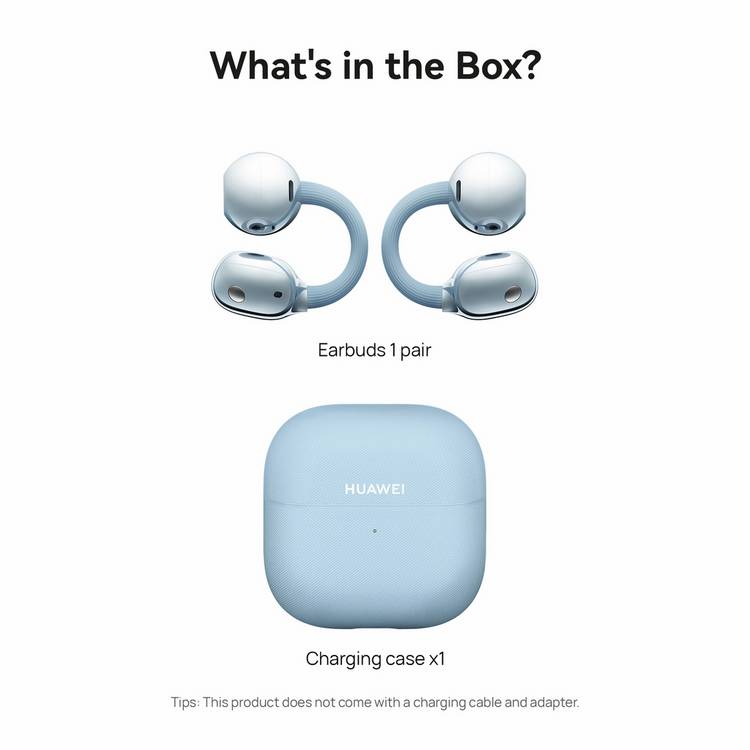 HUAWEI FreeClip 2 earbuds blue - British product