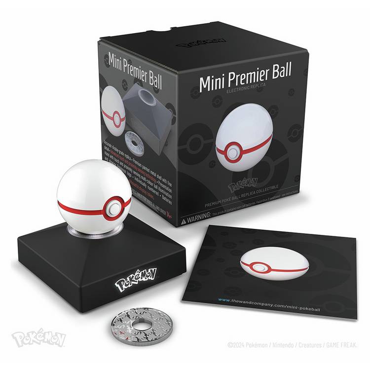 The Wand Company Pokémon Premier Ball mini replica, UK version