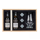 Glengoyne whisky gift set duo with 2x5cl miniatures, UK version