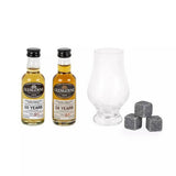 Glengoyne whisky gift set duo with 2x5cl miniatures, UK version