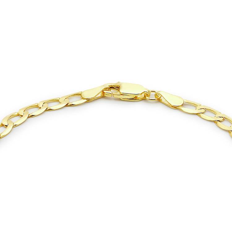 Revere 9ct gold curb ID bracelet (British brand)