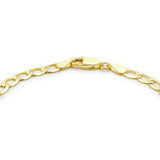 Revere 9ct gold curb ID bracelet (British brand)