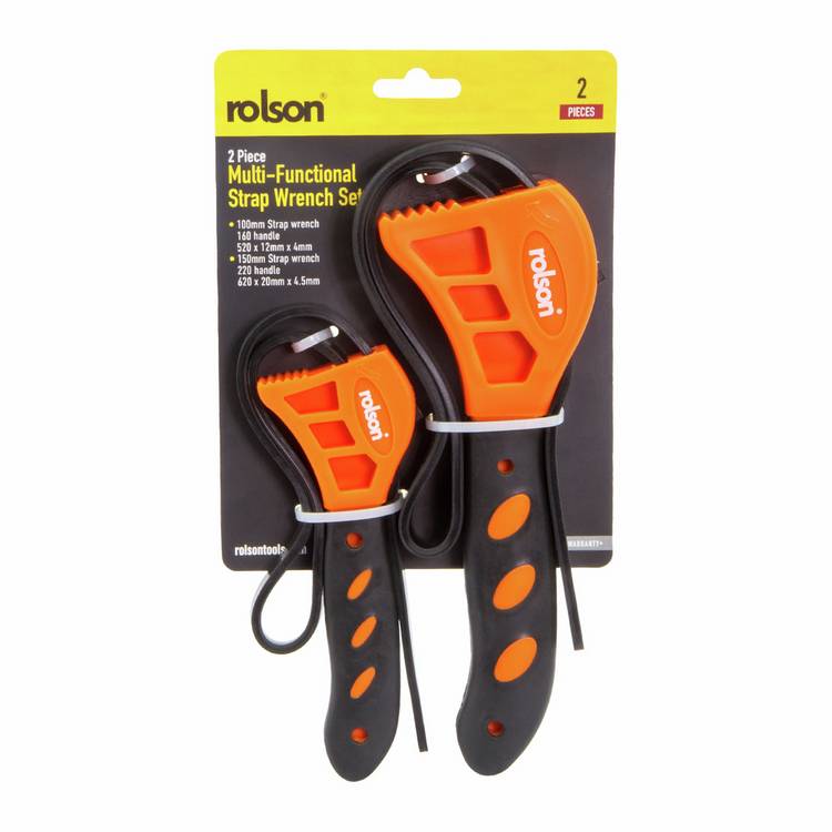 Rolson strap wrench set 2 piece, UK version