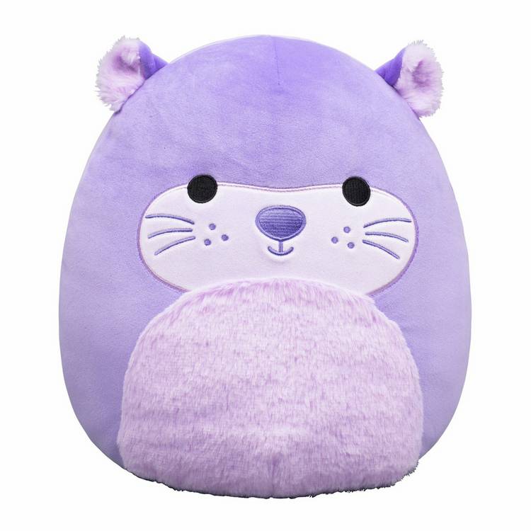Squishmallows 12-inch Whitty purple otter plush, UK version