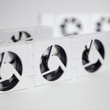 SpeedComfort radiator fan trio set white, imported from the UK