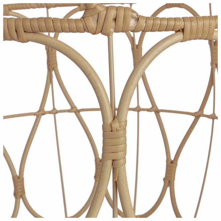 Habitat natural open weave storage basket 50x50cm (British brand)