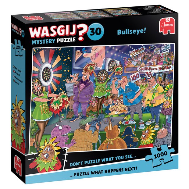 Wasgij Bullseye mystery jigsaw puzzle 1000 pieces, imported from the UK