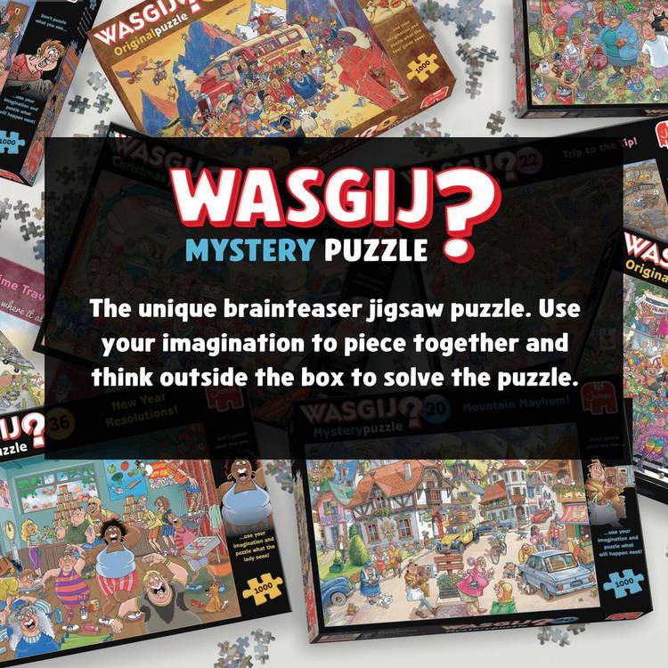 Wasgij Bullseye mystery jigsaw puzzle 1000 pieces, imported from the UK