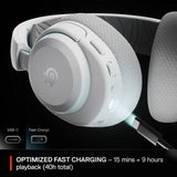 SteelSeries Arctis Nova 3P wireless gaming headset white, imported from the UK