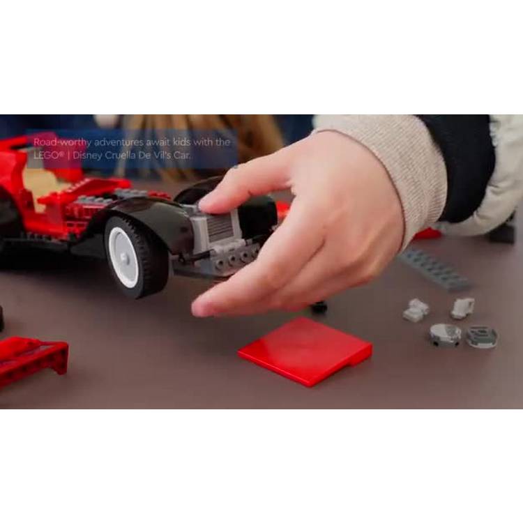 LEGO Disney Cruella's Car building set 43277, imported from the UK