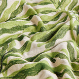 Habitat Leaf Jacquard throw green 150x125cm (British brand)