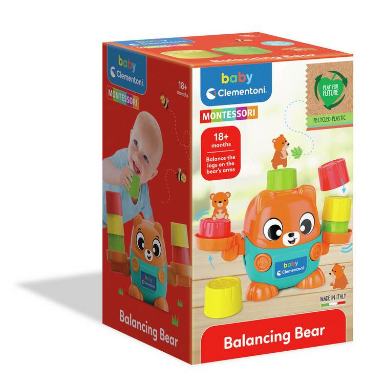 Baby Clementoni balancing bear toy (British brand)
