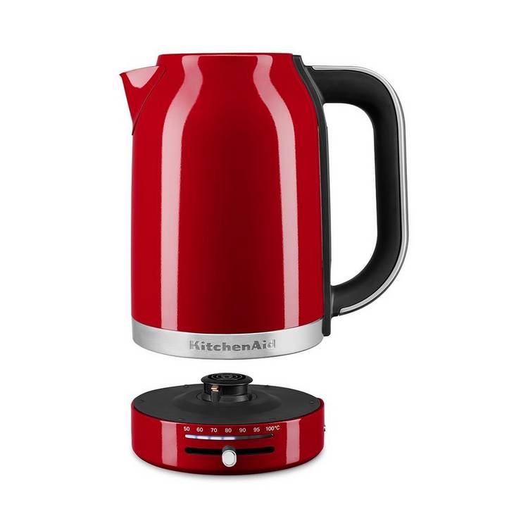 KitchenAid variable temperature kettle red 1.7L (British brand)