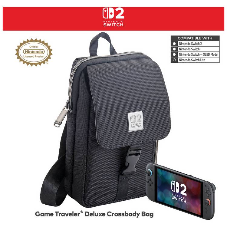 Nacon deluxe crossbody bag for Nintendo Switch 2, OLED, Lite, imported from the UK