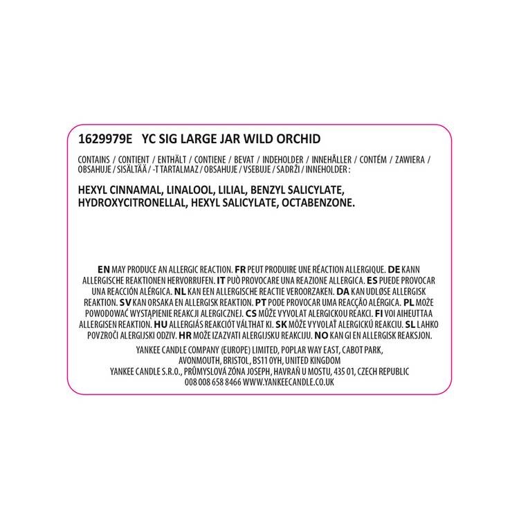 Yankee Candle scented candle Wild Orchid 567g (British brand)