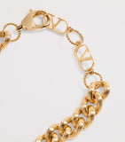 Valentino Garavani Coeur Royal crystal heart charm bracelet, imported from the UK
