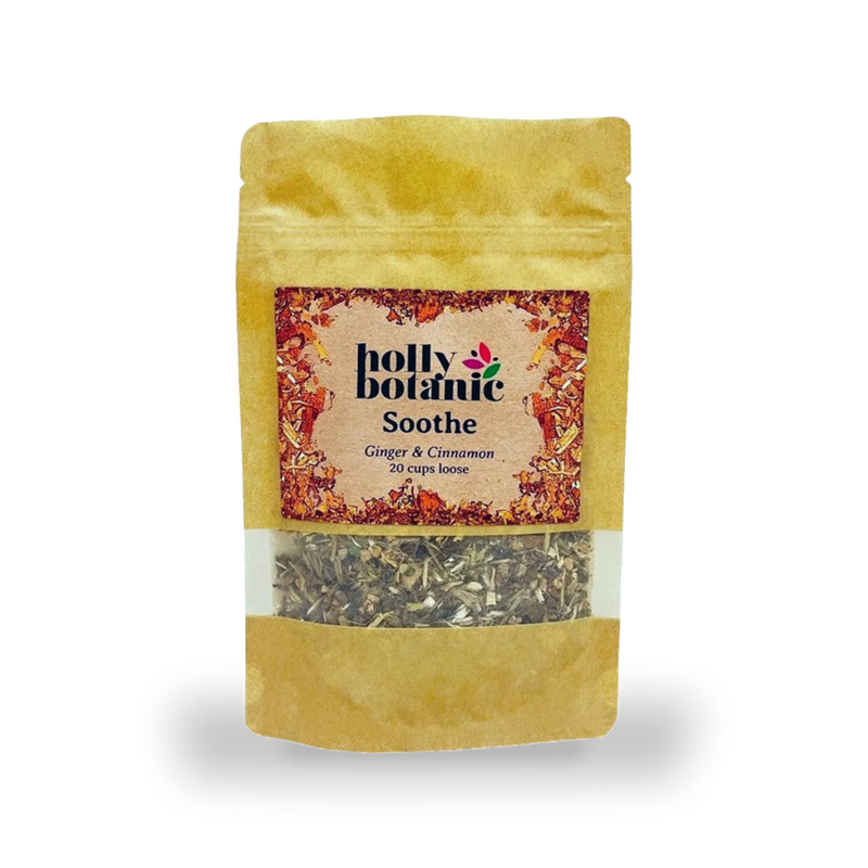 Holly Botanic Soothe Tisane ginger cinnamon loose leaf (British brand)