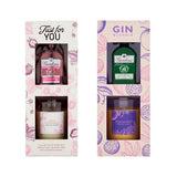 Blue Tree gin duo gift set with candles - British product