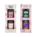Blue Tree gin duo gift set with candles - British product