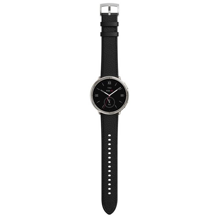 Amazfit Active 2 Premium smart watch black leather - British product