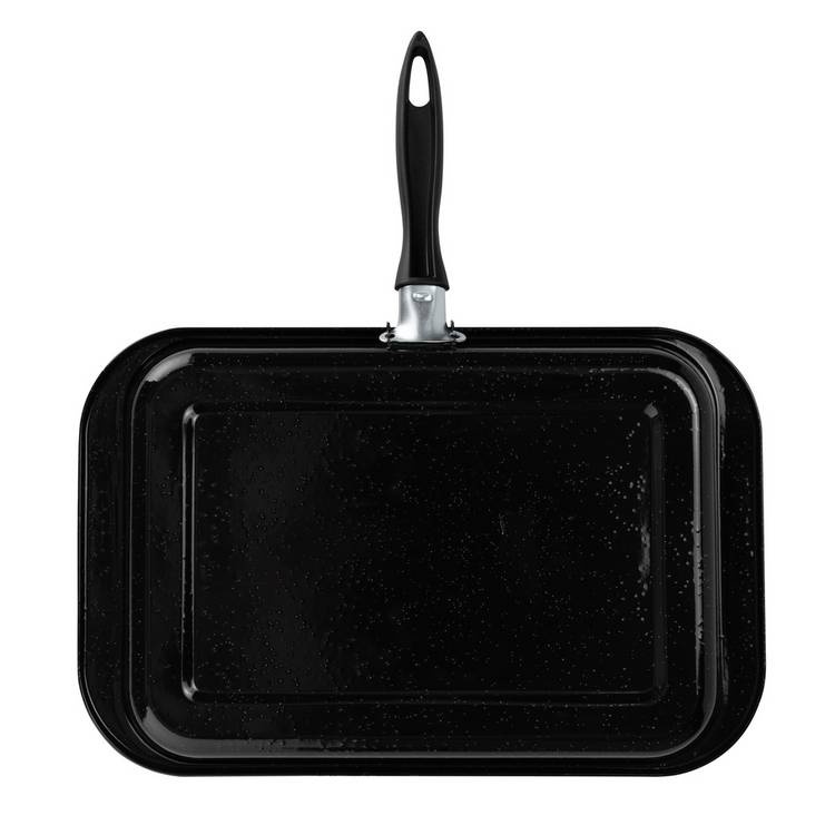 Argos Home rectangular enamel grill pan, imported from the UK