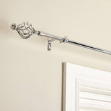 Argos Argos Home Chrome Extendable Curtain Pole 120cm-210cm- Buy online at McGrocer
