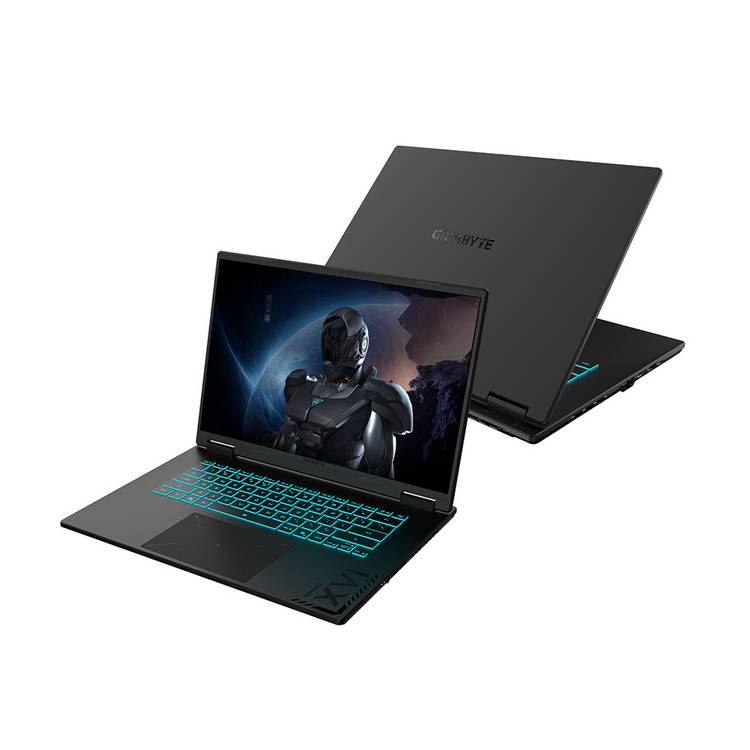 Gigabyte Gaming A16 laptop with Ryzen 7 and RTX 5050, imported from the UK