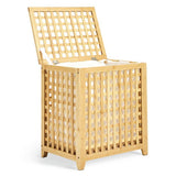 Habitat 100L natural bamboo storage bin, imported from the UK