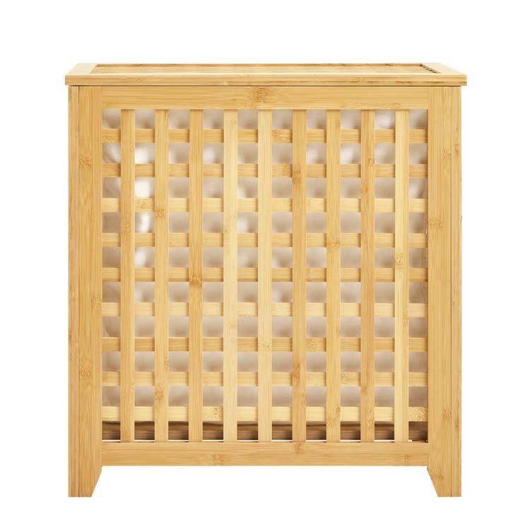 Habitat 100L natural bamboo storage bin, imported from the UK