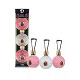 OSA Pink 47 Royal Gin Christmas baubles set British product