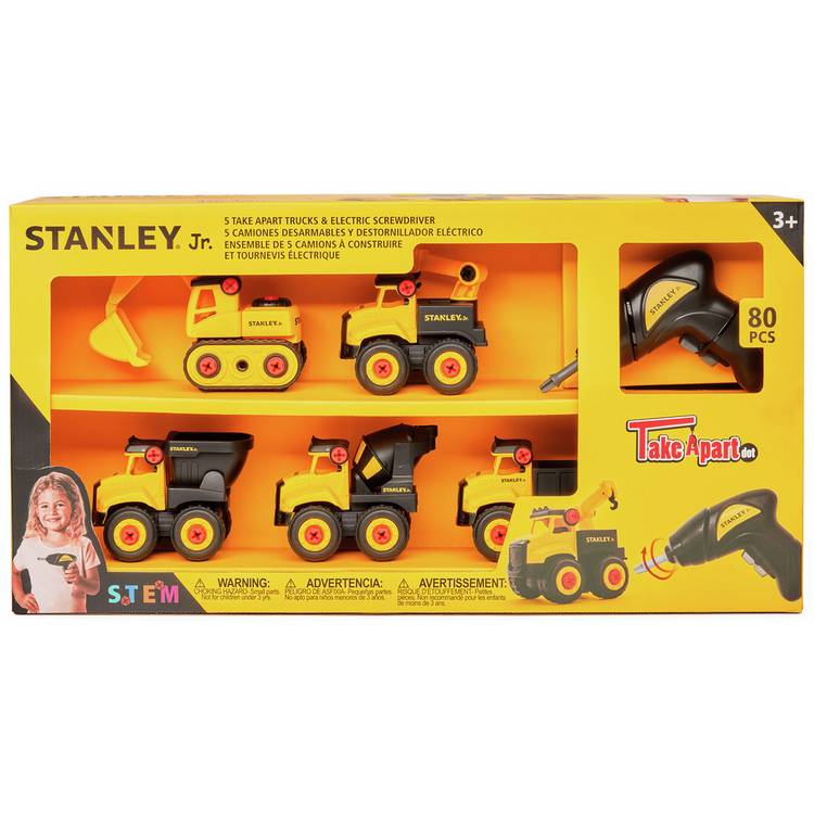 Stanley 5in1 drill set with 80 pieces, imported from the UK