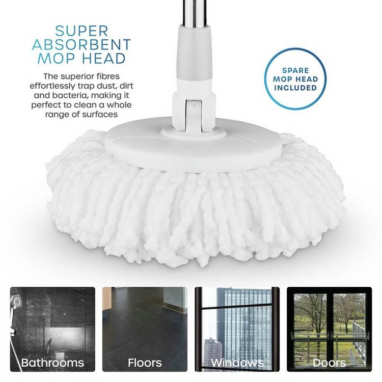 Swan Elevate spin mop and bucket set, the UK version