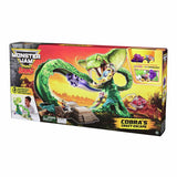 Monster Jam Mini Jams Cobra's Crazy Escape Playset, imported from the UK