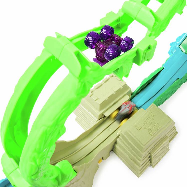 Monster Jam Mini Jams Cobra's Crazy Escape Playset, imported from the UK