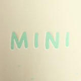 Argos Home green mini text decal ceramic mug 120ml, imported from the UK