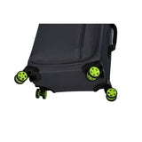 it Luggage cabin suitcase Charcoal Lime 32L, imported from the UK