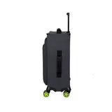 it Luggage cabin suitcase Charcoal Lime 32L, imported from the UK