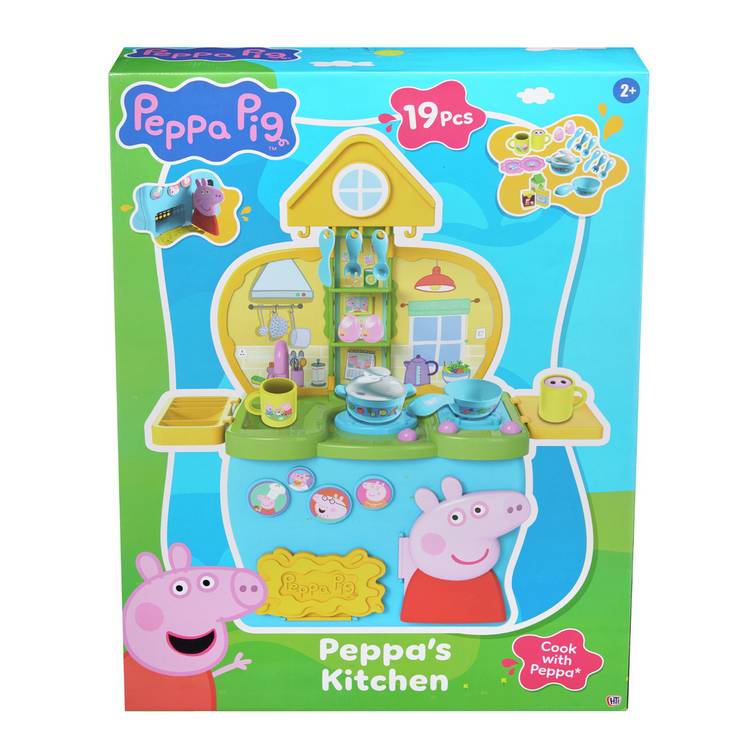 Peppa Pig kitchen roleplay playset, imported from the UK