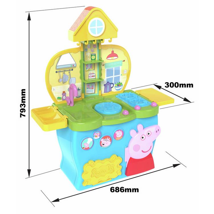 Peppa Pig kitchen roleplay playset, imported from the UK