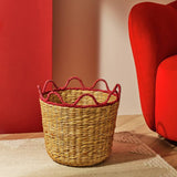 Argos Habitat Woven Red Wiggle Edge Storage Basket 35cm- Buy online at McGrocer