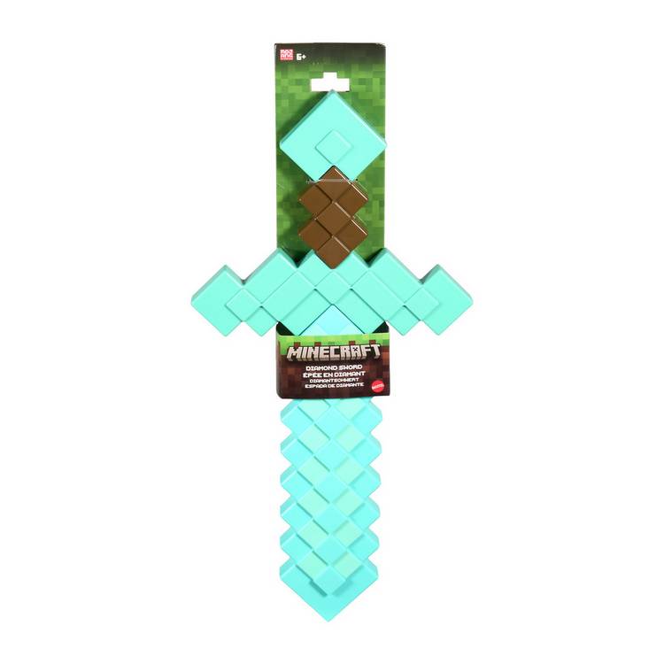 Minecraft Diamond Sword battle toy kid-sized (British brand)