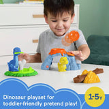 Fisher-Price Little People Spin & Play dinosaur playset, imported from the UK