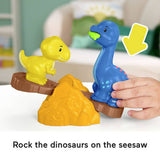 Fisher-Price Little People Spin & Play dinosaur playset, imported from the UK