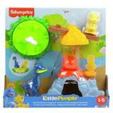 Fisher-Price Little People Spin & Play dinosaur playset, imported from the UK