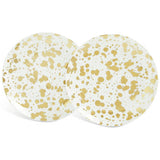 Habitat porcelain side plates gold edit set of 2 (British brand)