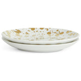Habitat porcelain side plates gold edit set of 2 (British brand)