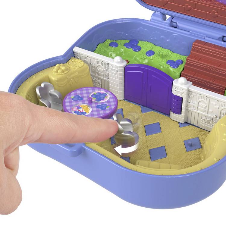 Polly Pocket doll playset Blueberry Besties compact (British brand)