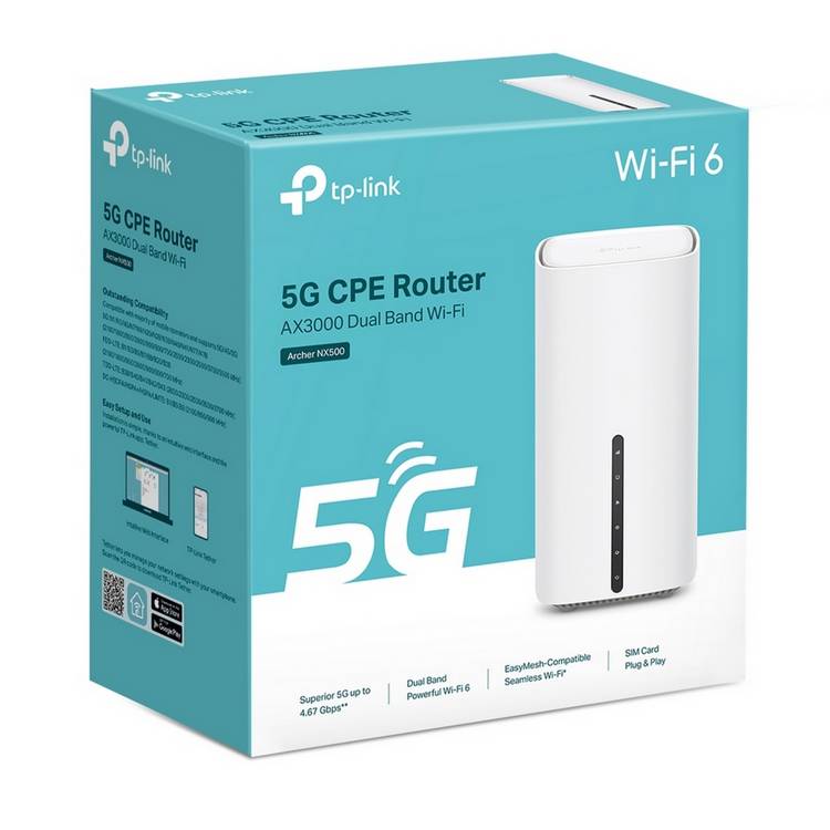 TP-Link Archer NX500 AX3000 5G dual-band router, UK version