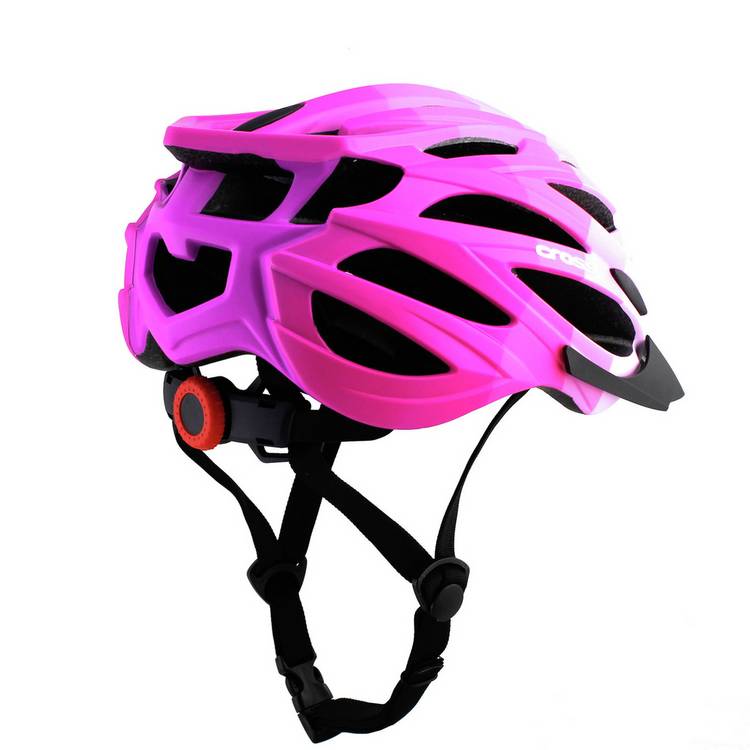 Cross Kids Bike Helmet Pink 55-58cm - British product